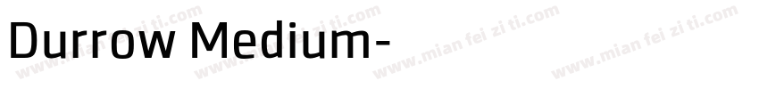 Durrow Medium字体转换